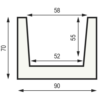 М9 Балка Белая 7*9 3м