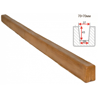 Балка ArnoDecor Модерн Дуб 70*70 мм, 2 м
