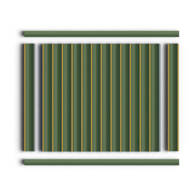 Молдинг HIWOOD D15V2 GN81G (15×15) 2,7м