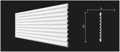 DD910/Панель DecorDizayn (240х13х3000)/9 ГРАНИ