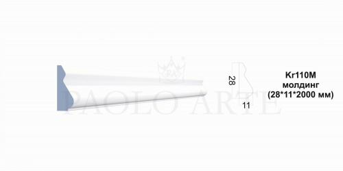 Kr110M Молдинг Konture (28*11*2000 мм)/116