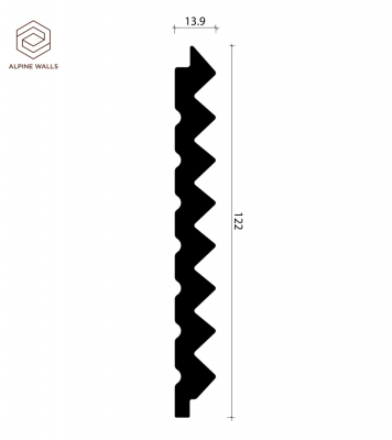 Декоративная панель ALPINE WALLS LA ECO1501W 122*13,9*2900