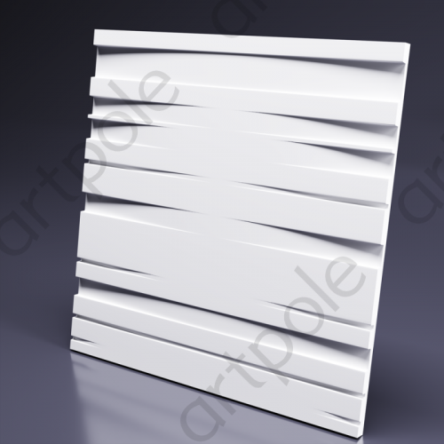 3D Дизайнерская панель из гипса BRASH, 600x600 мм, 0,36 м2