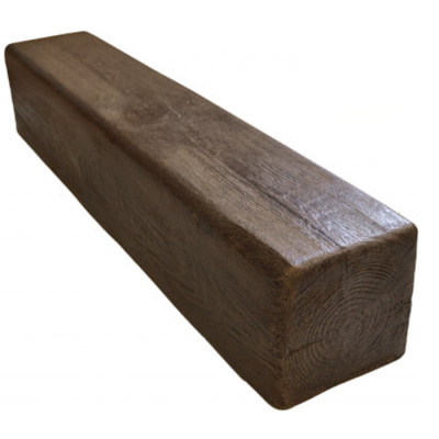 Балка ArnoDecor Модерн Темный дуб 195*195 мм, 2 м + доп. торец