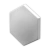 3D Дизайнерская панель из гипса HEKSA-alfa, в покрытии PLATINUM ГЛЯНЕЦ, 200x173x27 мм, 0,026м2, 38,5