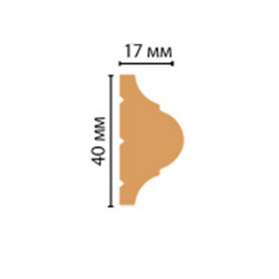 D002-374/42 молдинг ДМ (40*17*2400 мм)