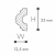 WL7 Молдинг (25*12.5) nmc (100) 2м (RU)