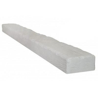 Балка ArnoDecor Рустик Белая 100*60 мм, 3 м