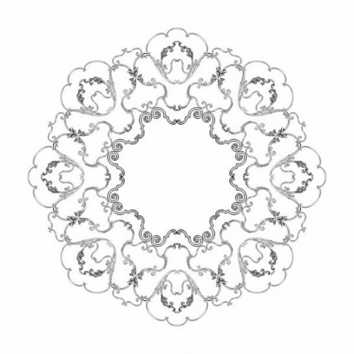 Розетка RODECOR Сад Шинуазри 87513CN 3000*3000 мм