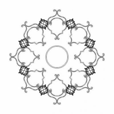 Розетка RODECOR Сад Шинуазри 87510CN 1550*1550 мм