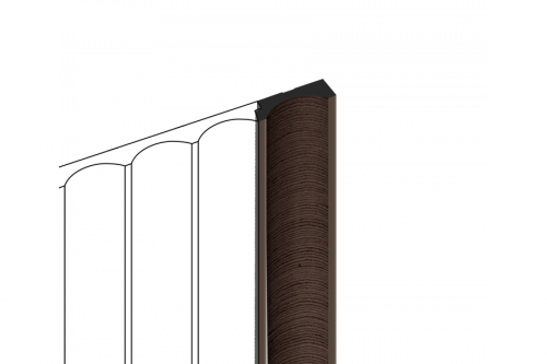 Финишный молдинг HIWOOD LF139B BR354 (32×12) 2,7м 