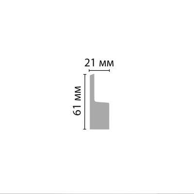 D305/18 Молдинг ДМ (61*21*2900 мм) 