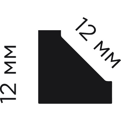Молдинг HIWOOD D12V2 (12×12) 2,7м