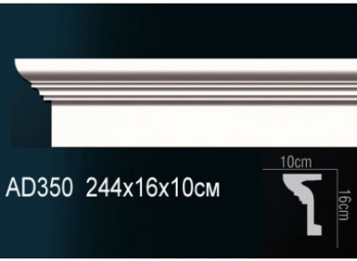 AD350 Молдинг (159х101х2440) гладкий