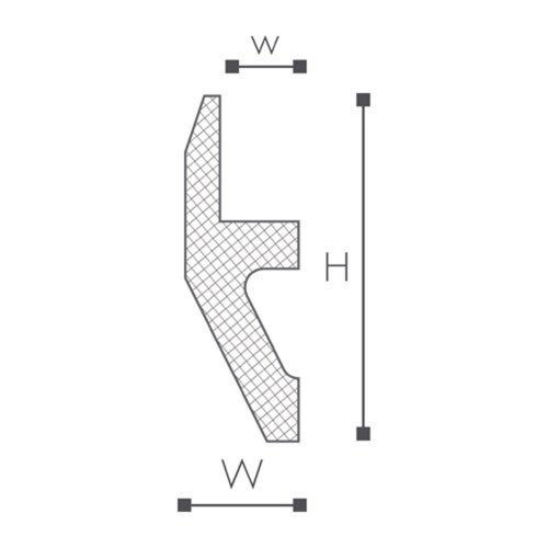 W1 Молдинг (55*20) nmc (30) 2м