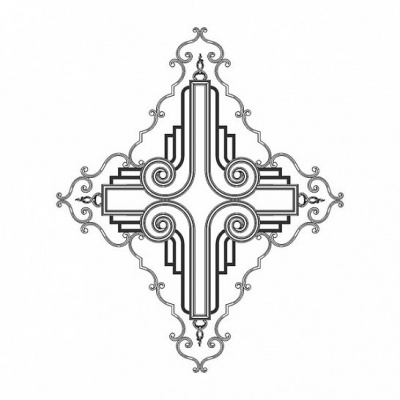 Розетка RODECOR Сад Шинуазри 87507CN 1665*1385 мм