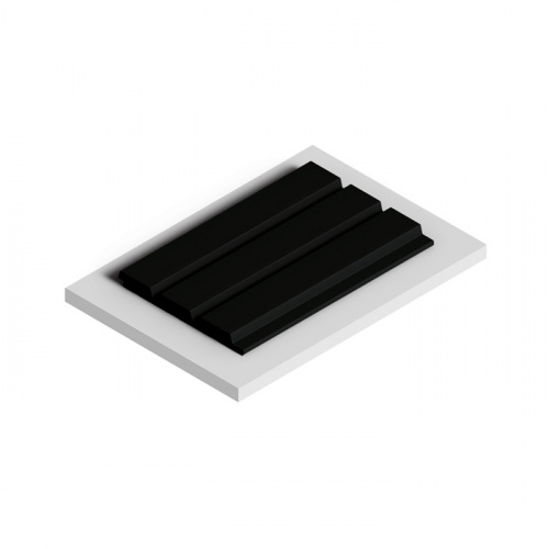 Панель HIWOOD LV124 BK (120×12) 2,7м