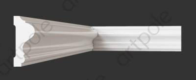 Молдинг гладкий S6MG14 60х26х800