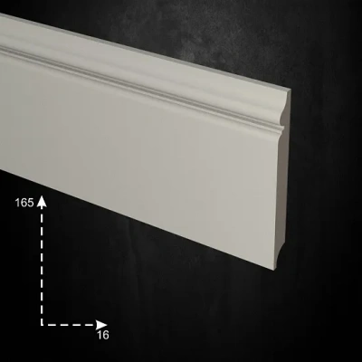 Напольный плинтус PN 180 (165х16х2000)