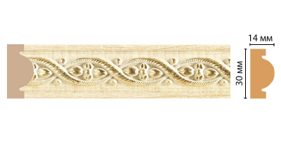 157-5/42 молдинг ДМ(30*14*2400 мм)