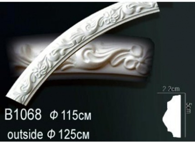 B1068 Круговой молдинг (50х22)