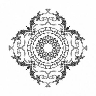 Розетка RODECOR Сад Шинуазри 87502CN 1040*1040 мм