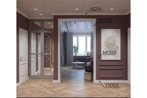 Молдинг MX029 (85х14х2000мм)