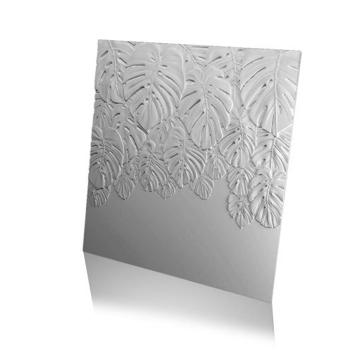 3D Панно из гипса FLORIANNA, 3000x3000 мм, (600х600 - 25 шт.)