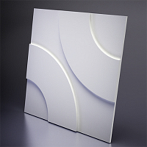 3D Дизайнерская панель из гипса HOOP, 600x600 мм, 0,36 м2