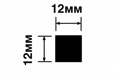 Молдинг HIWOOD D12V1 (12×12) 2,7м
