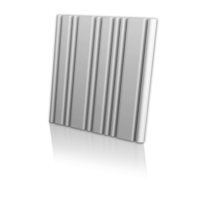 3D Дизайнерская панель из гипса STEP, 600x600 мм, 0,36 м2
