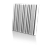 3D Дизайнерская панель из гипса STEP, 600x600 мм, 0,36 м2