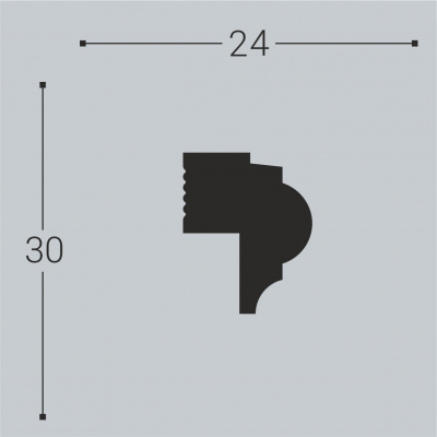 М21 Молдинг XPS BD (24*30)/23