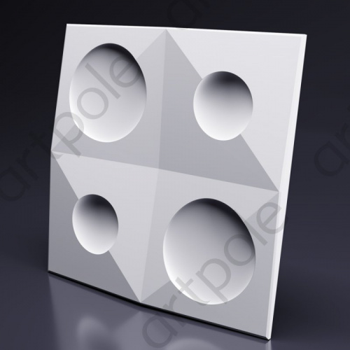 3D Дизайнерская панель из гипса BALANCE, 600x600 мм, 0,36 м2