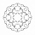 Розетка RODECOR Сад Шинуазри 87512CN 2000*2000 мм