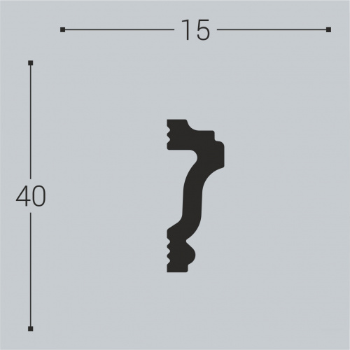 М4 Молдинг XPS BD (40*15)/26