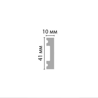 D162/60 Молдинг ДМ (41*10*2000 мм)