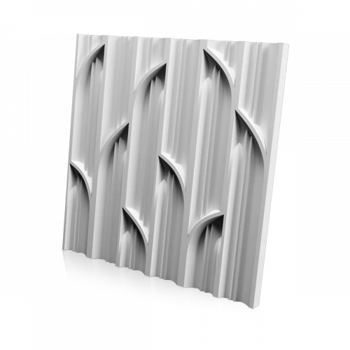3D Дизайнерская панель из гипса PALMETTE-1, 600x600 мм, 0,36 м2