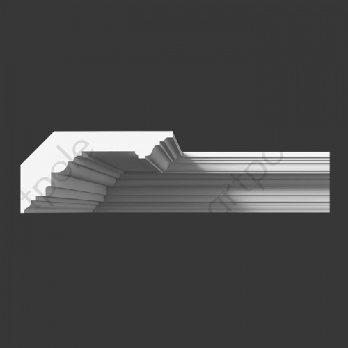 Карниз гладкий SKT128 105x195х1150