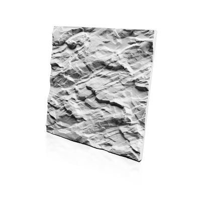 3D Дизайнерская панель из гипса ATACAMA 2  600*600мм, 0,36м2