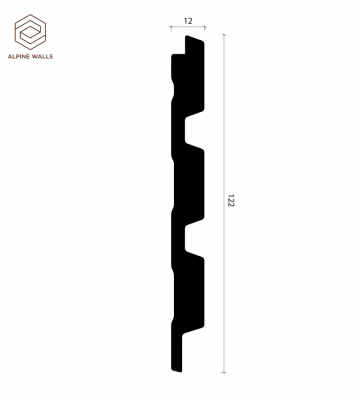 Декоративная панель ALPINE WALLS LA ECO269W 122*12*2900