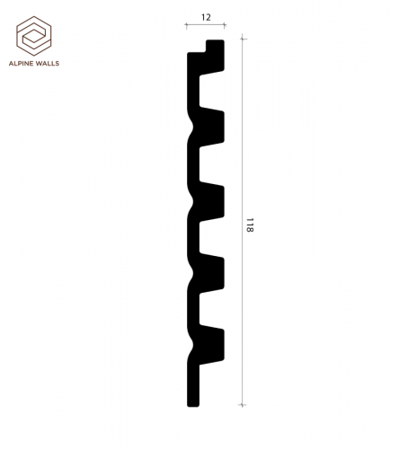 Декоративная панель ALPINE WALLS LA ECO3E2741 118*12*2900