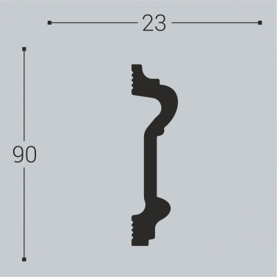 М1 Молдинг XPS BD (90*23)/14