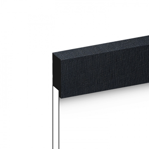 Финишный молдинг HIWOOD LF1 BK114K (50×17) 2,7м