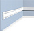 Молдинг HIWOOD W1040 (40×9) 2м 