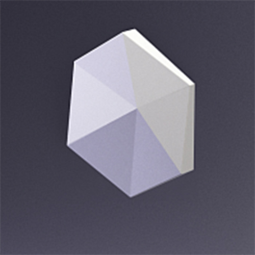 3D Дизайнерская панель из гипса CUBE-Ex2, 200x173x29 мм, 0,026м2, 38,5 шт. в 1 м2