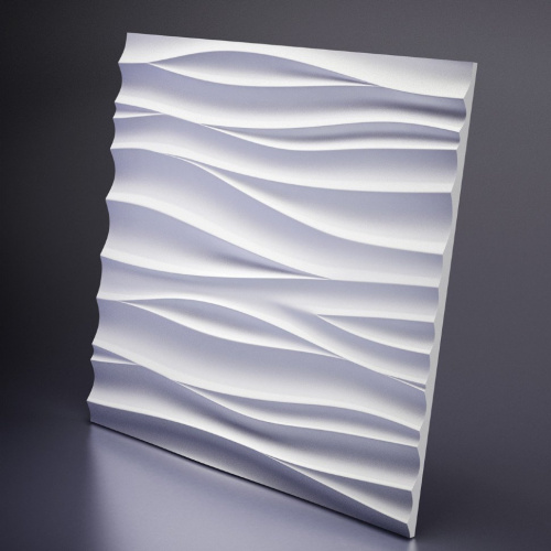 3D Дизайнерская панель из гипса SILK-2, 600x600 мм, 0,36 м2