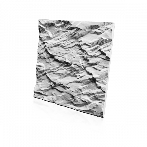 3D Дизайнерская панель из гипса ATACAMA 1  600*600мм, 0,36м2