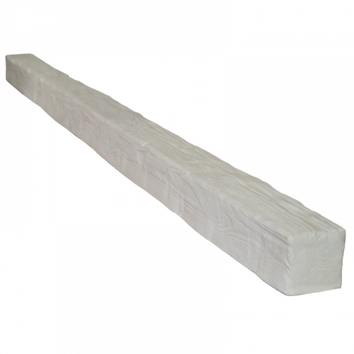 Балка ArnoDecor Рустик Белая 100*100 мм, 3 м