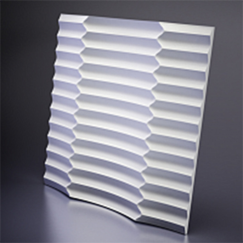 3D Дизайнерская панель из гипса RUFFLE 600*600мм, 0,36м2
